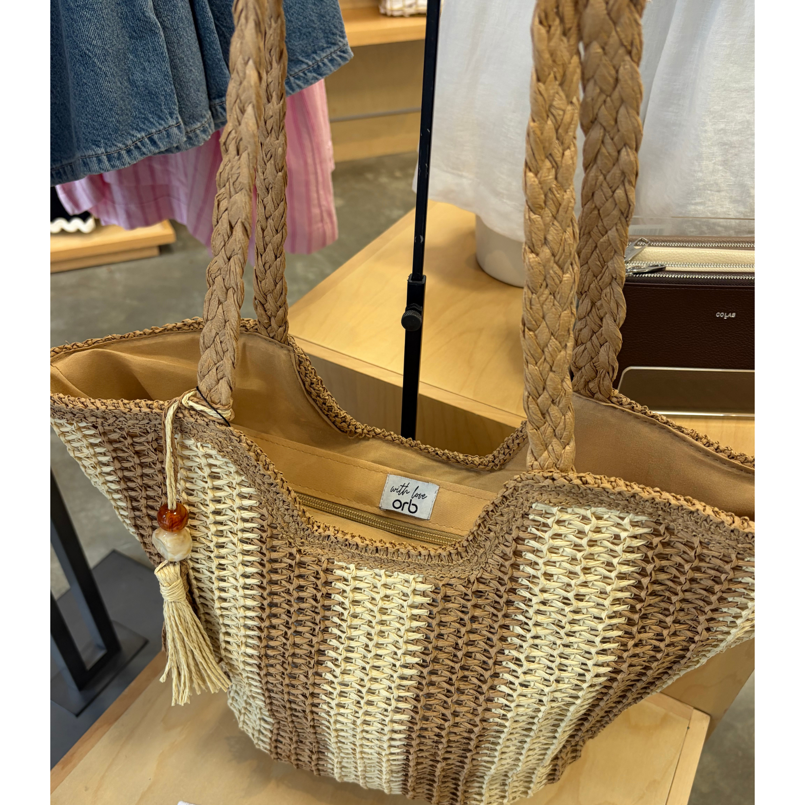 ORB Sunny Days Straw Tote