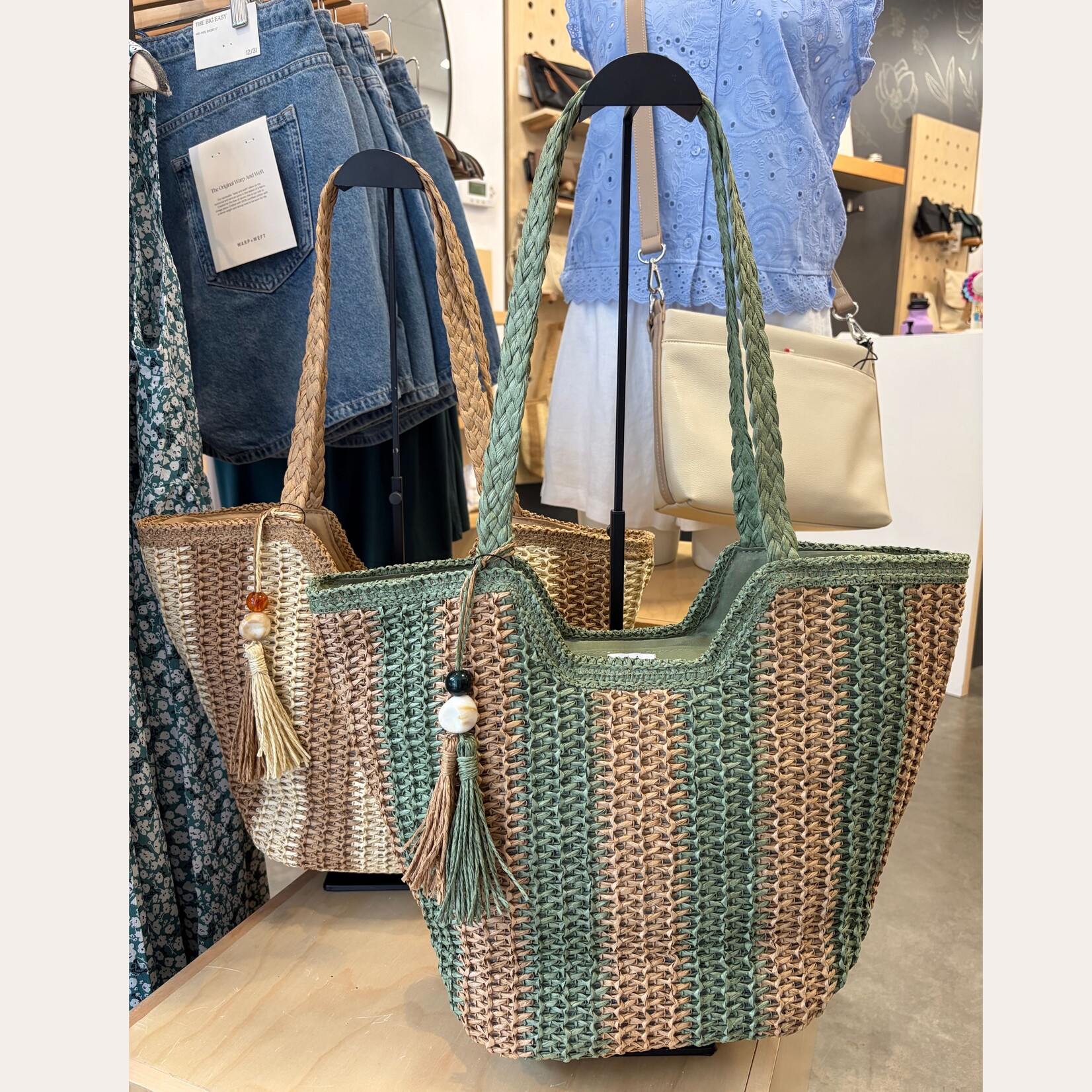 ORB Sunny Days Straw Tote