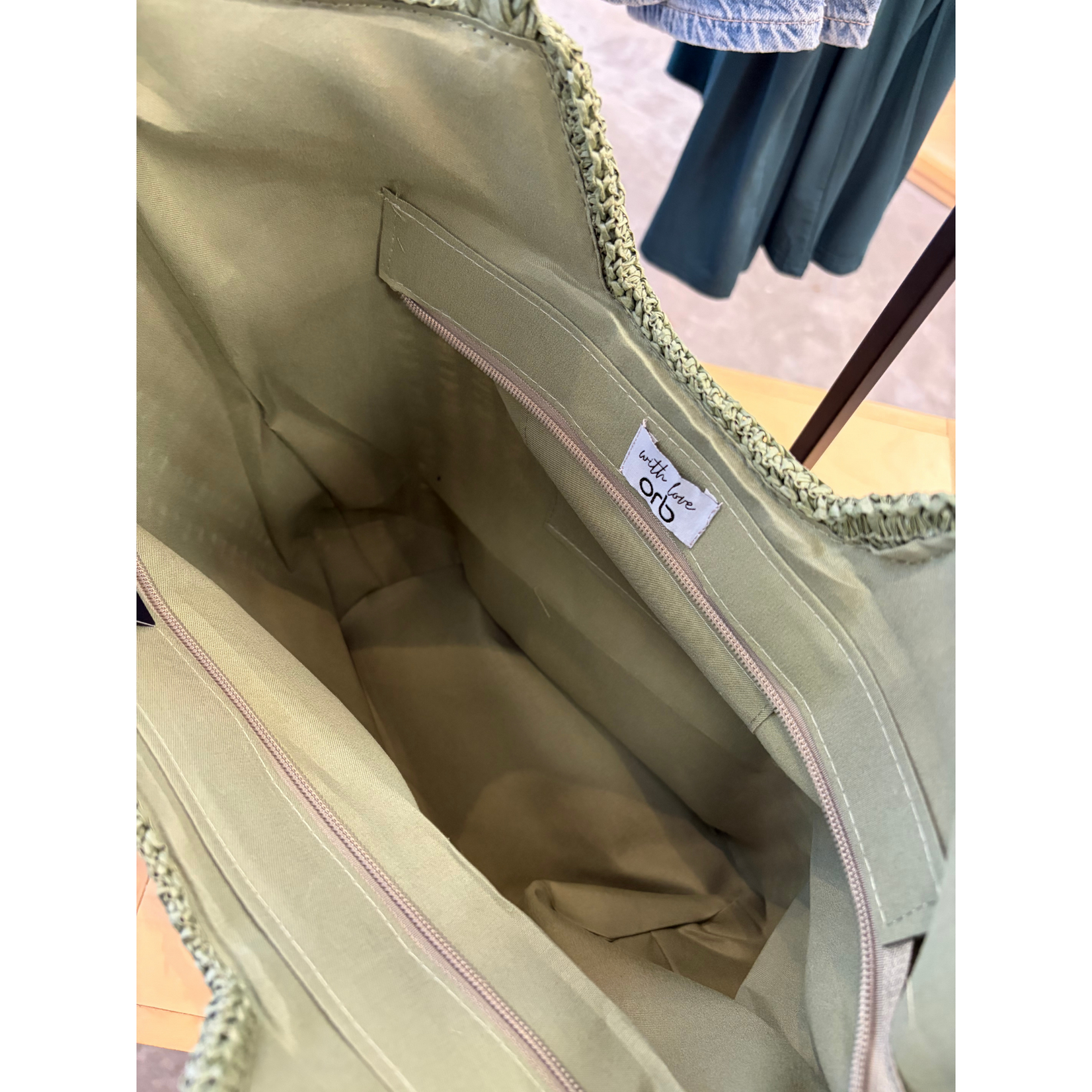 ORB Sunny Days Straw Tote