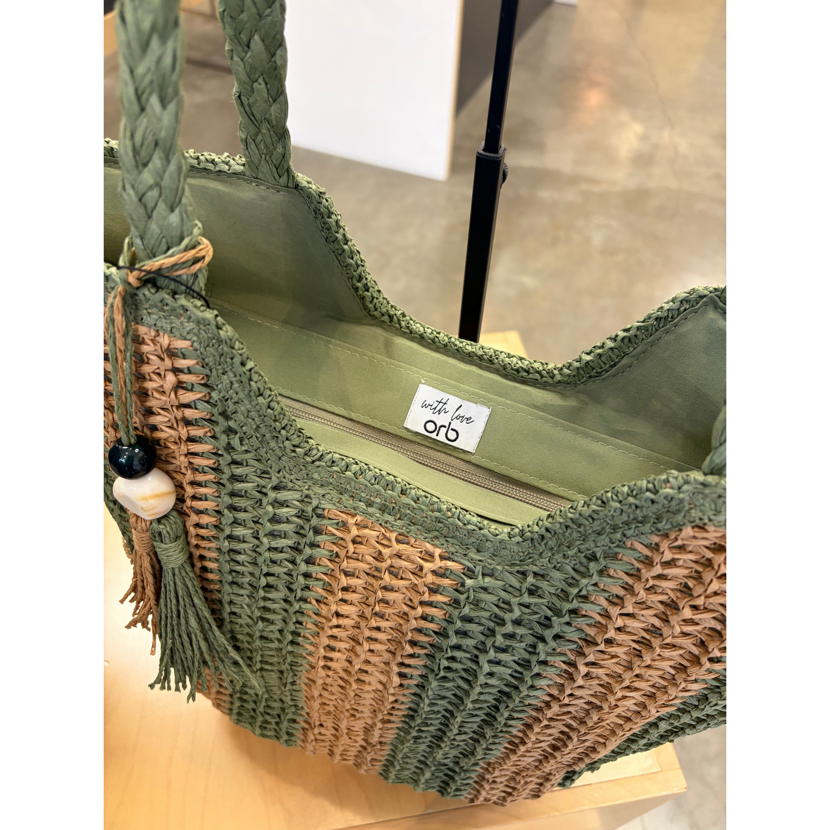 ORB Sunny Days Straw Tote