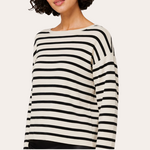 Vero Moda Norah Cotton Boatneck Knit - Striped