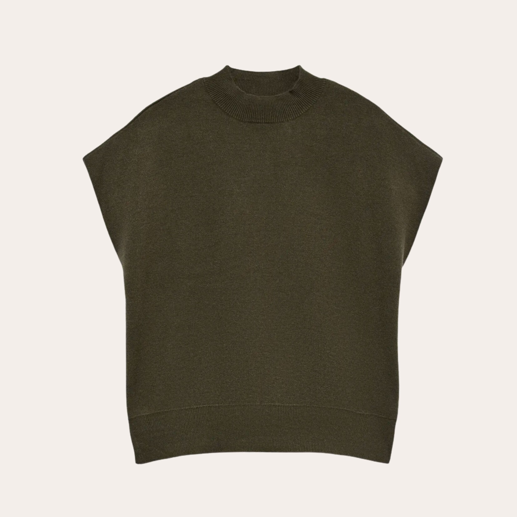 Vero Moda Cassia Hi Neck Knit - Forest Night