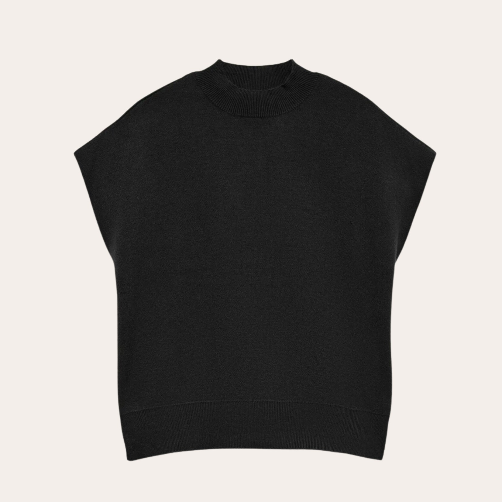 Vero Moda Cassia Hi Neck Knit - Black