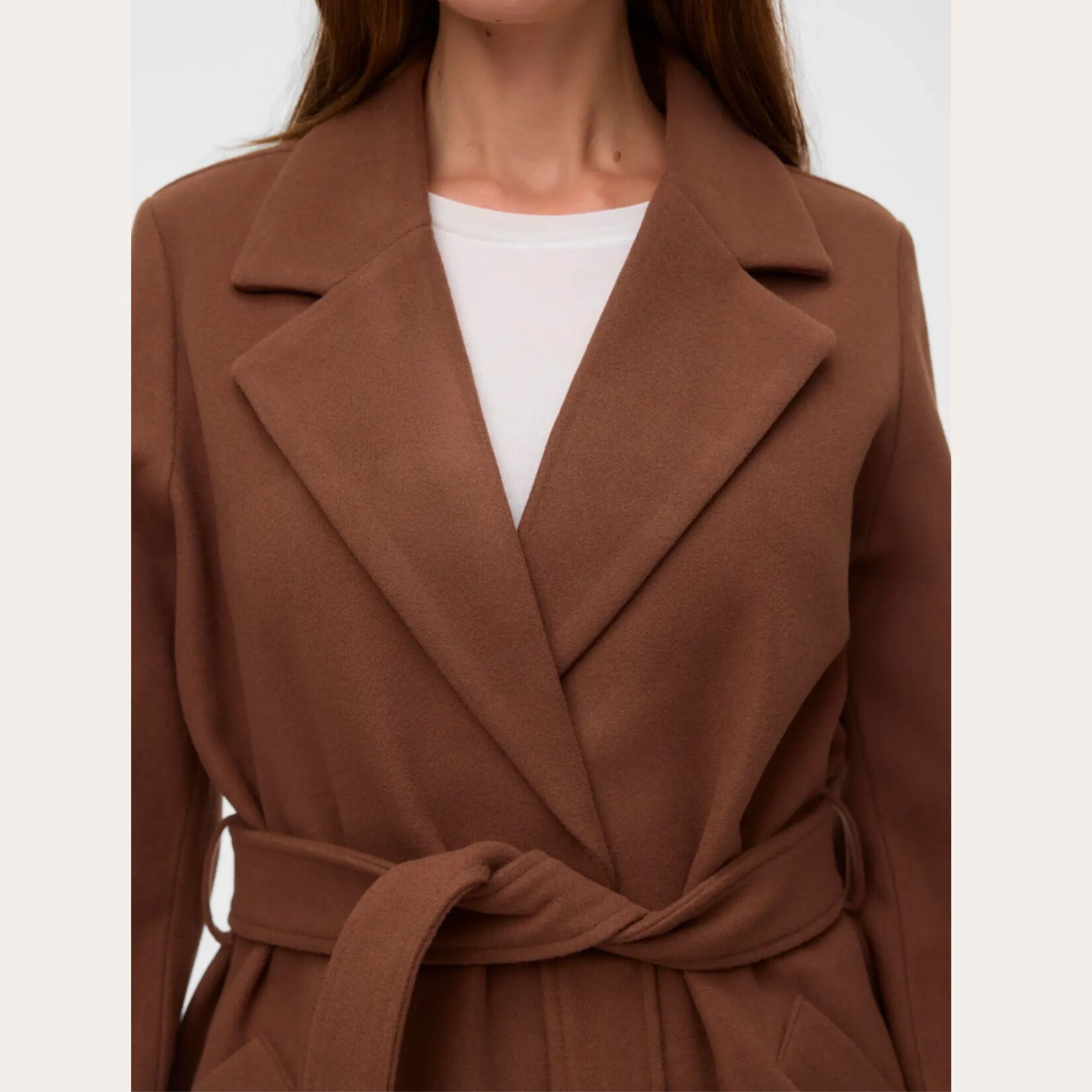 Vero Moda Topaz Long Belted Coat