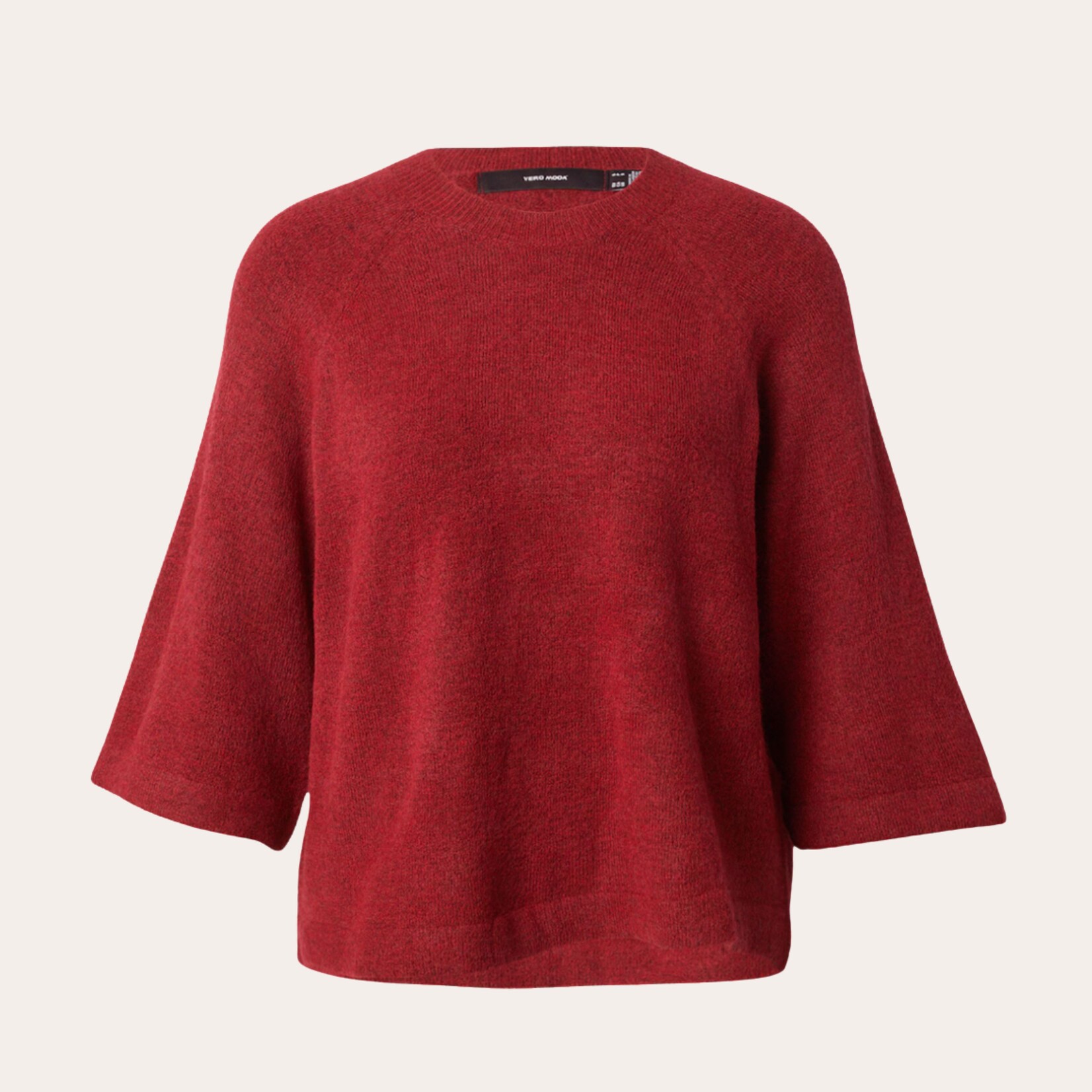 Vero Moda Hazel 3/4 Sleeve Knit - Merlot