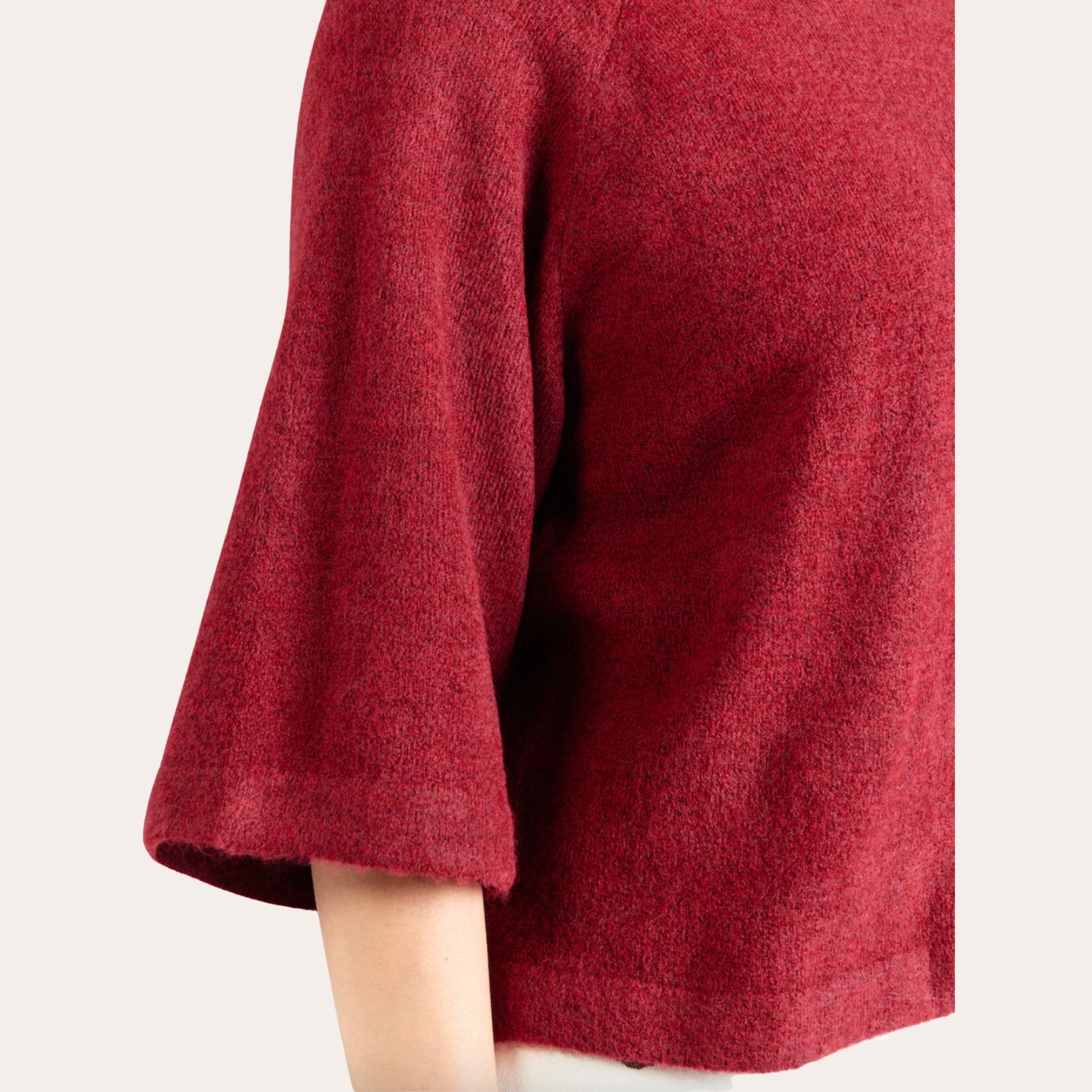 Vero Moda Hazel 3/4 Sleeve Knit - Merlot