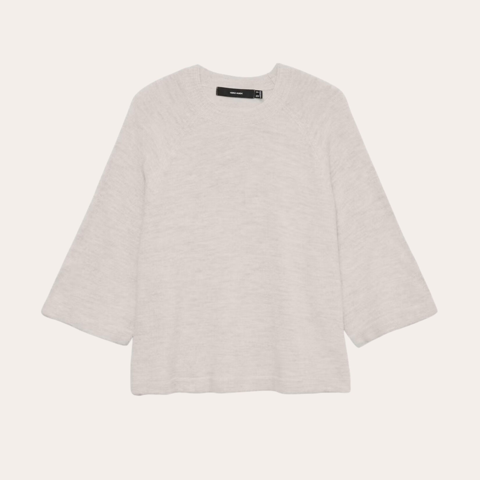 Vero Moda Hazel 3/4 Sleeve Knit - Pumice Stone