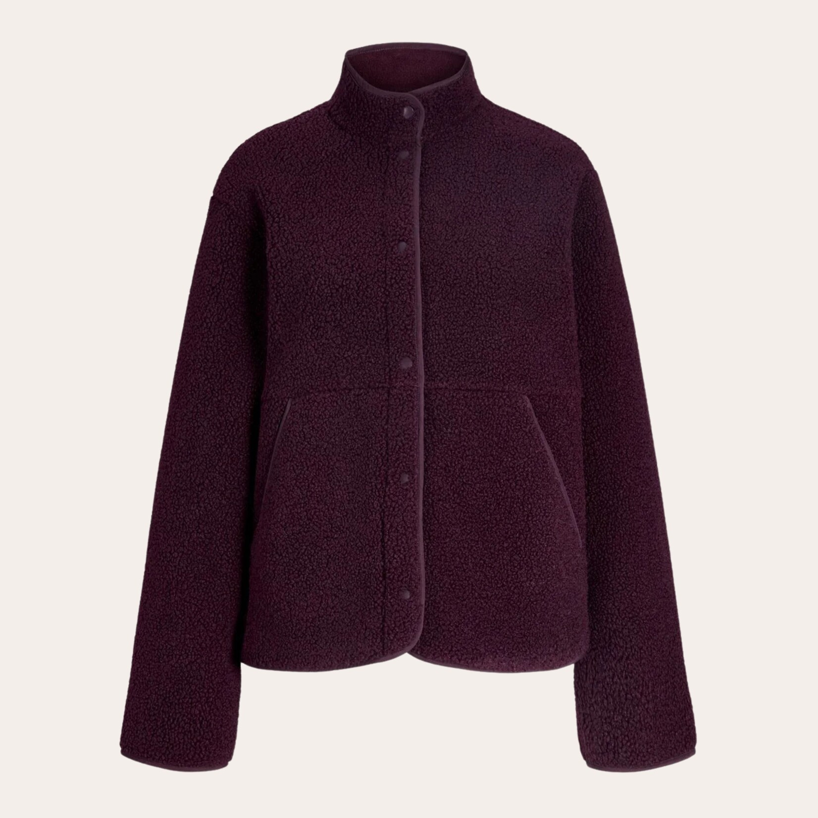 JJXX Rowan Fleece Jacket - Wine