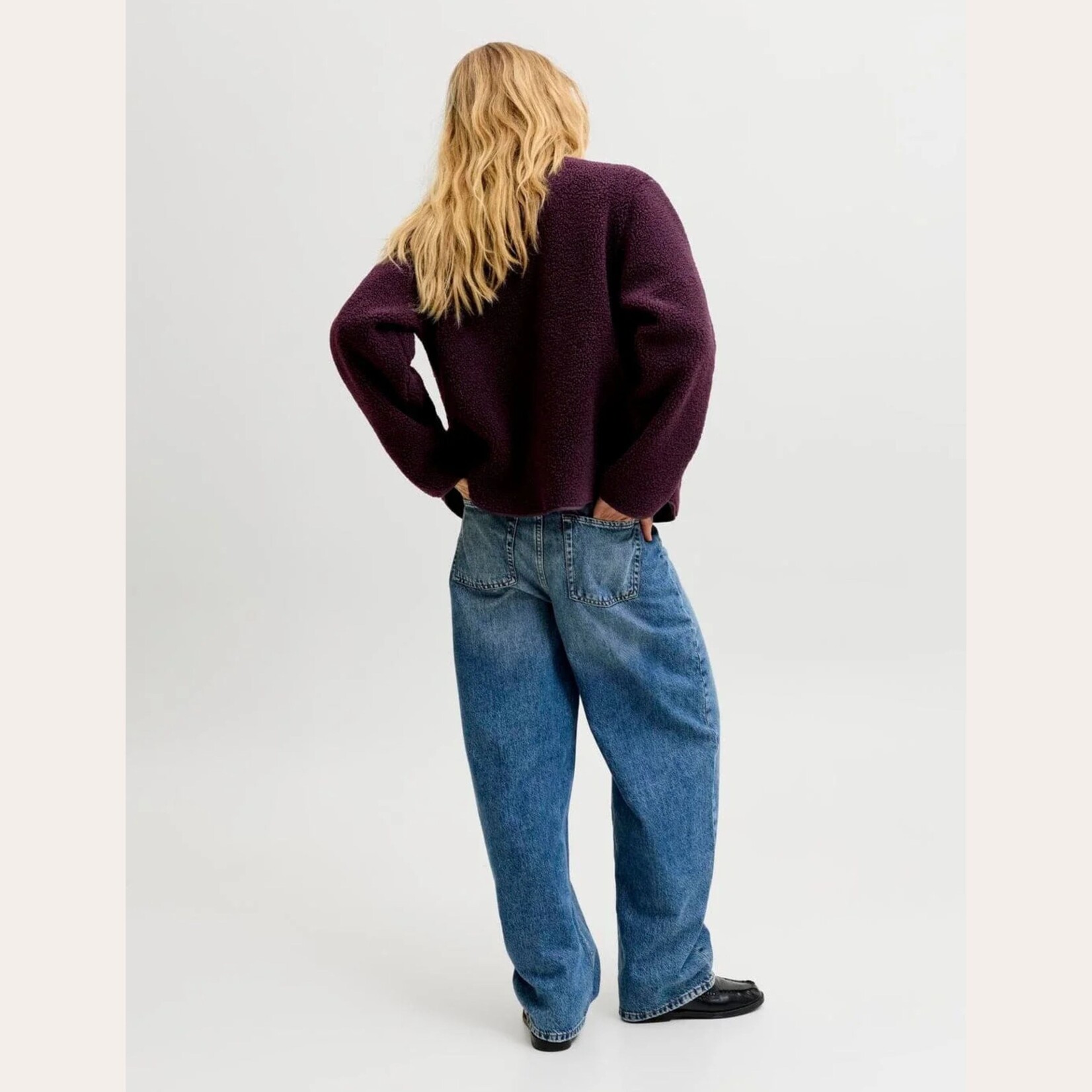 JJXX Rowan Fleece Jacket - Wine