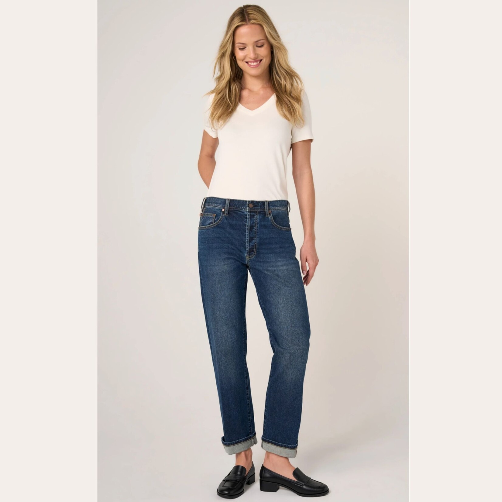 Liverpool Sloane Slouchy GF Denim