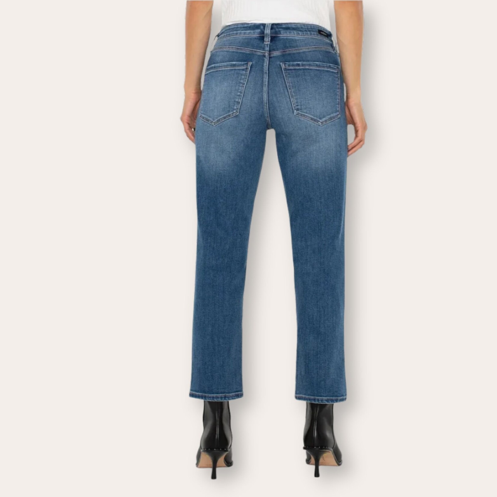 Liverpool Kennedy Crop Straight Leg Denim