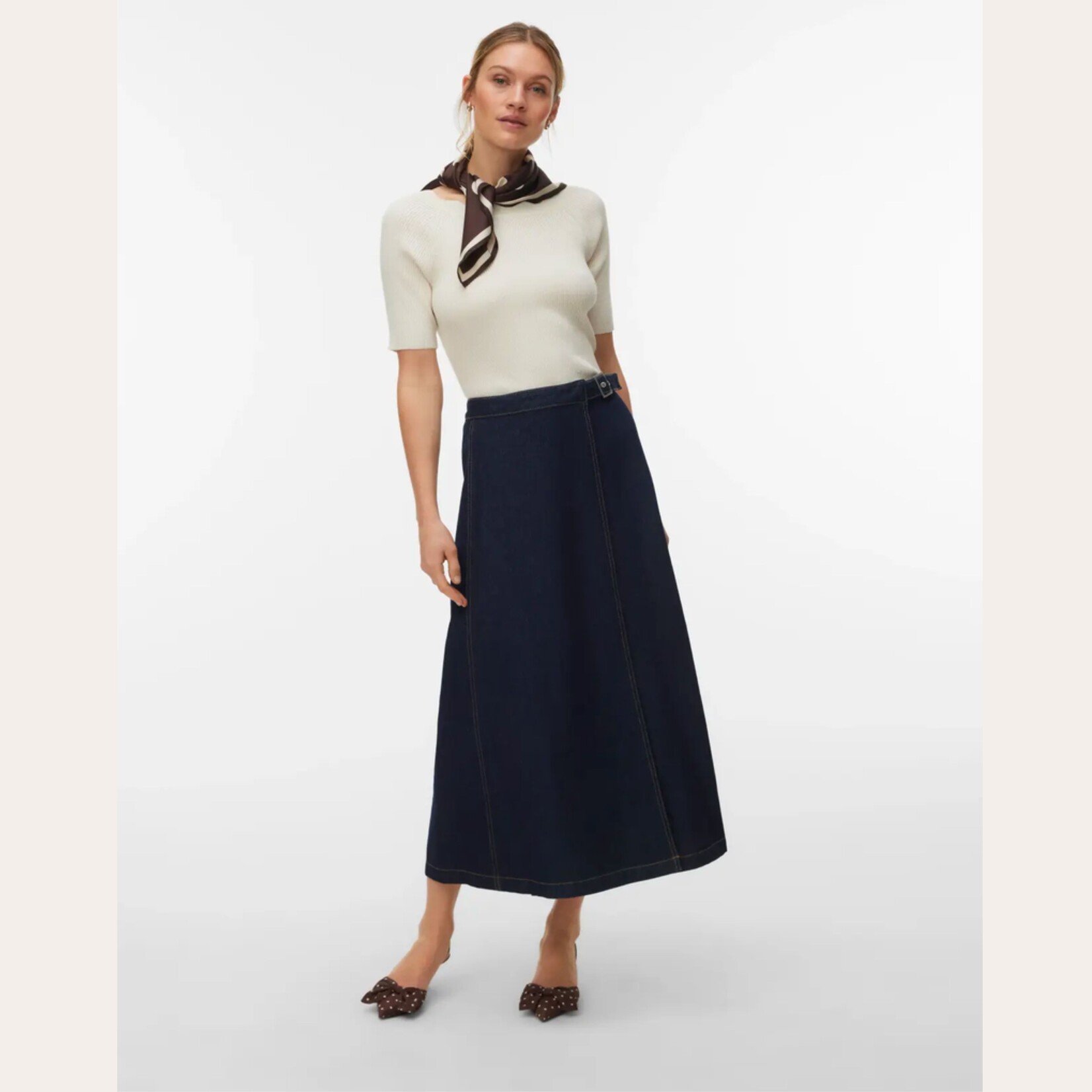 Vero Moda Esme Scalloped Top