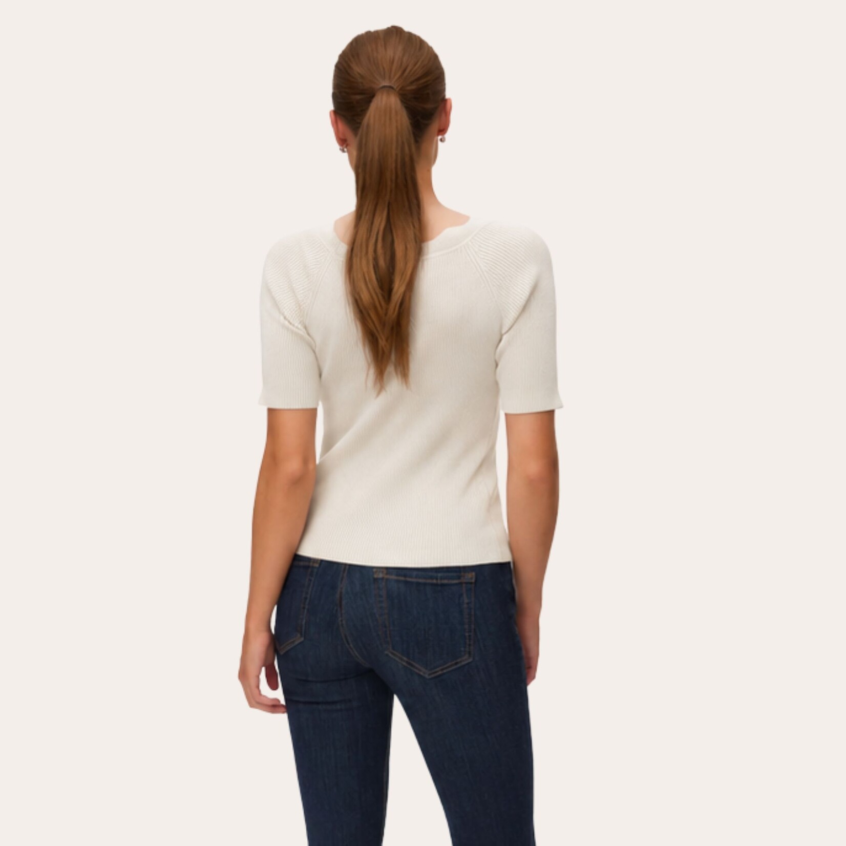 Vero Moda Esme Scalloped Top