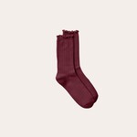 Rory Solid Ruffle Socks - In 4 Colours