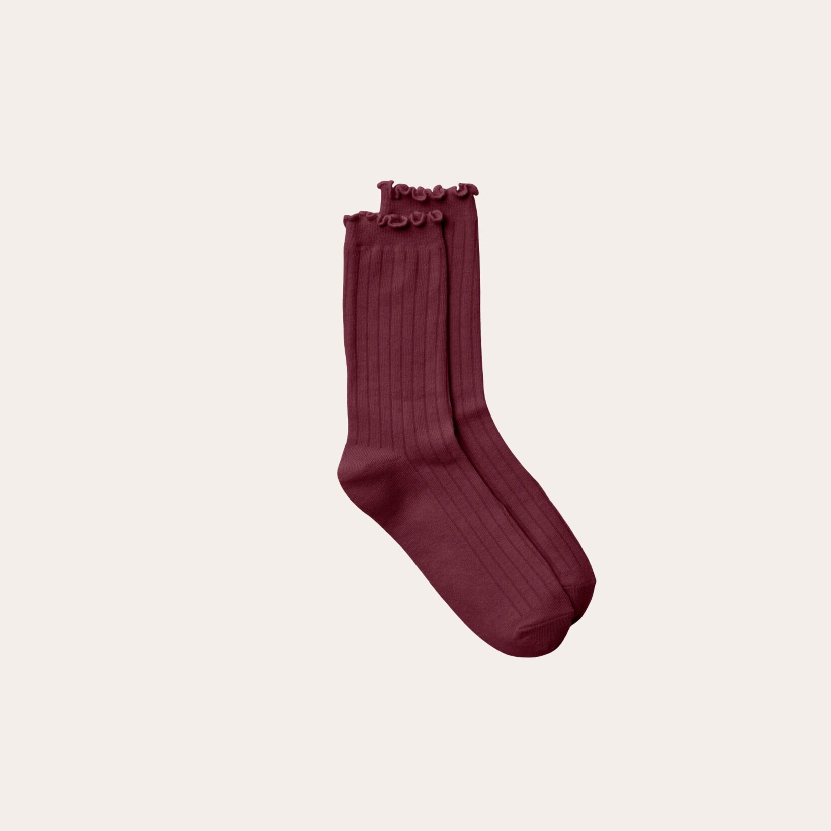 Rory Solid Ruffle Socks