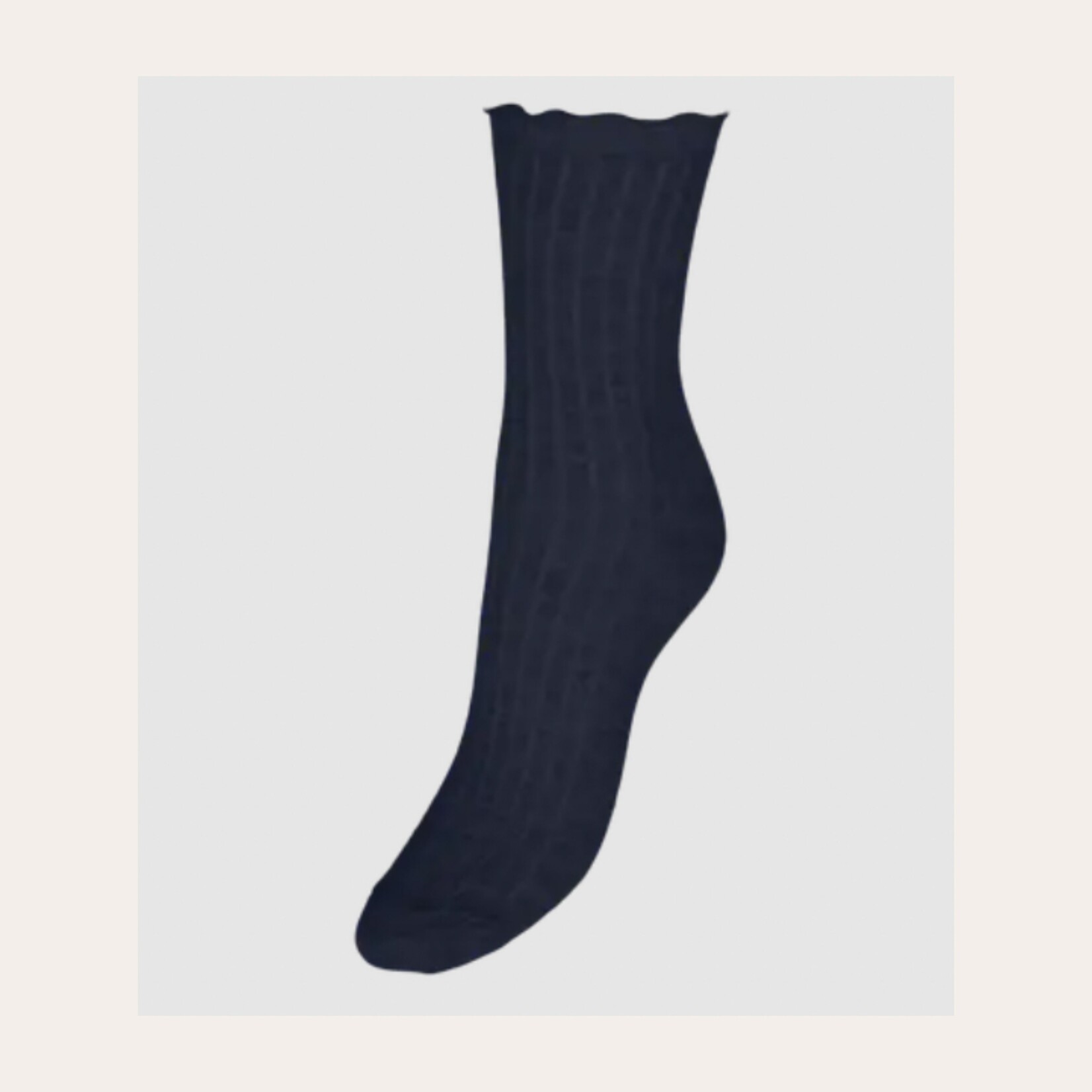 Rory Solid Ruffle Socks
