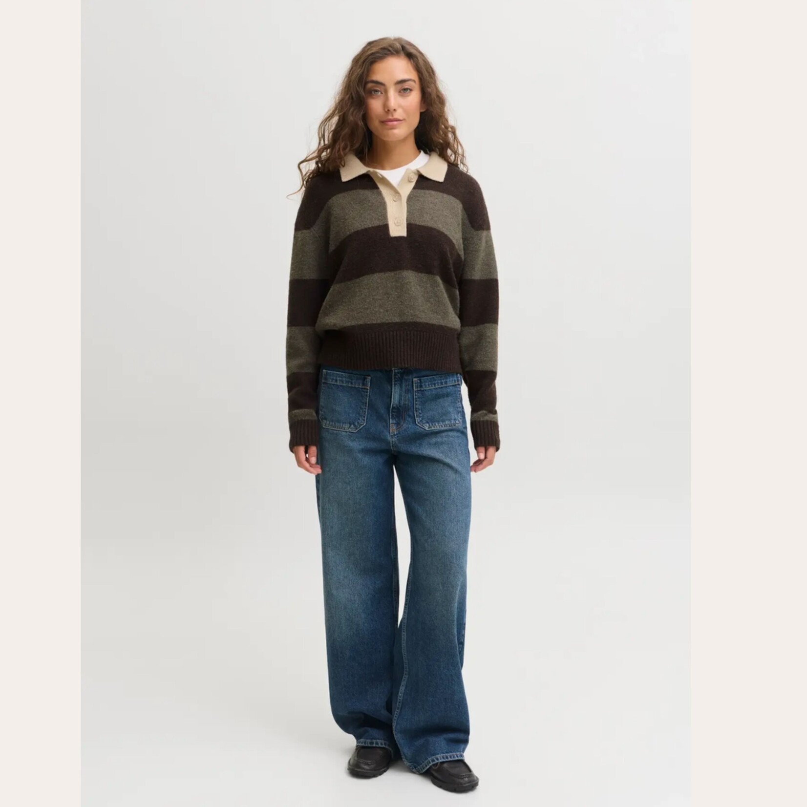 JJXX Everleigh Polo Knit