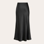 JJXX Greta Satin Maxi Skirt - Black