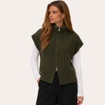 Vero Moda Jasper Zip Cardi Vest - Forest Night