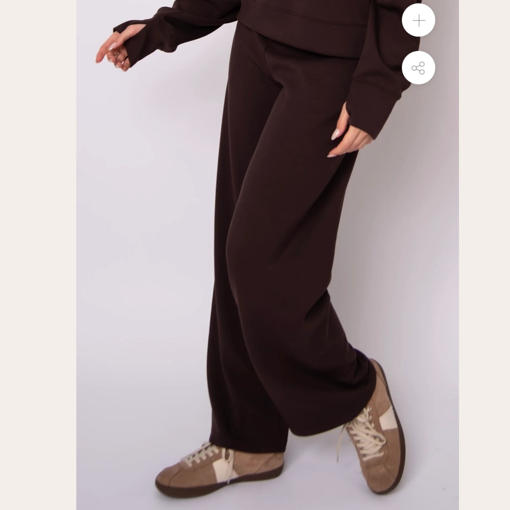 RD Style Libby Soft Knit Pant - Chocolate