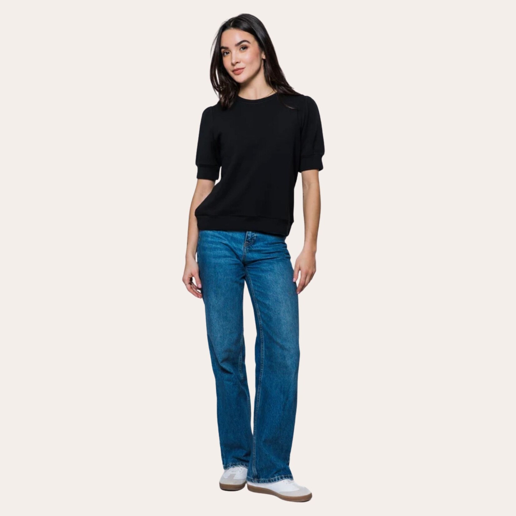 ORB Brynn Luxe Fleece Sweatshirt - Black