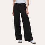 ORB Clara Wide Leg Drawstring Pant - Houndstooth