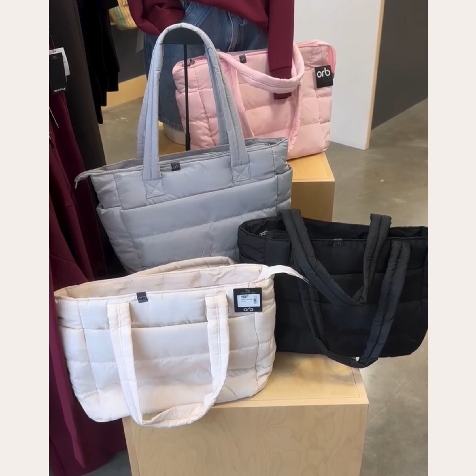 ORB Puffer Tote Bag