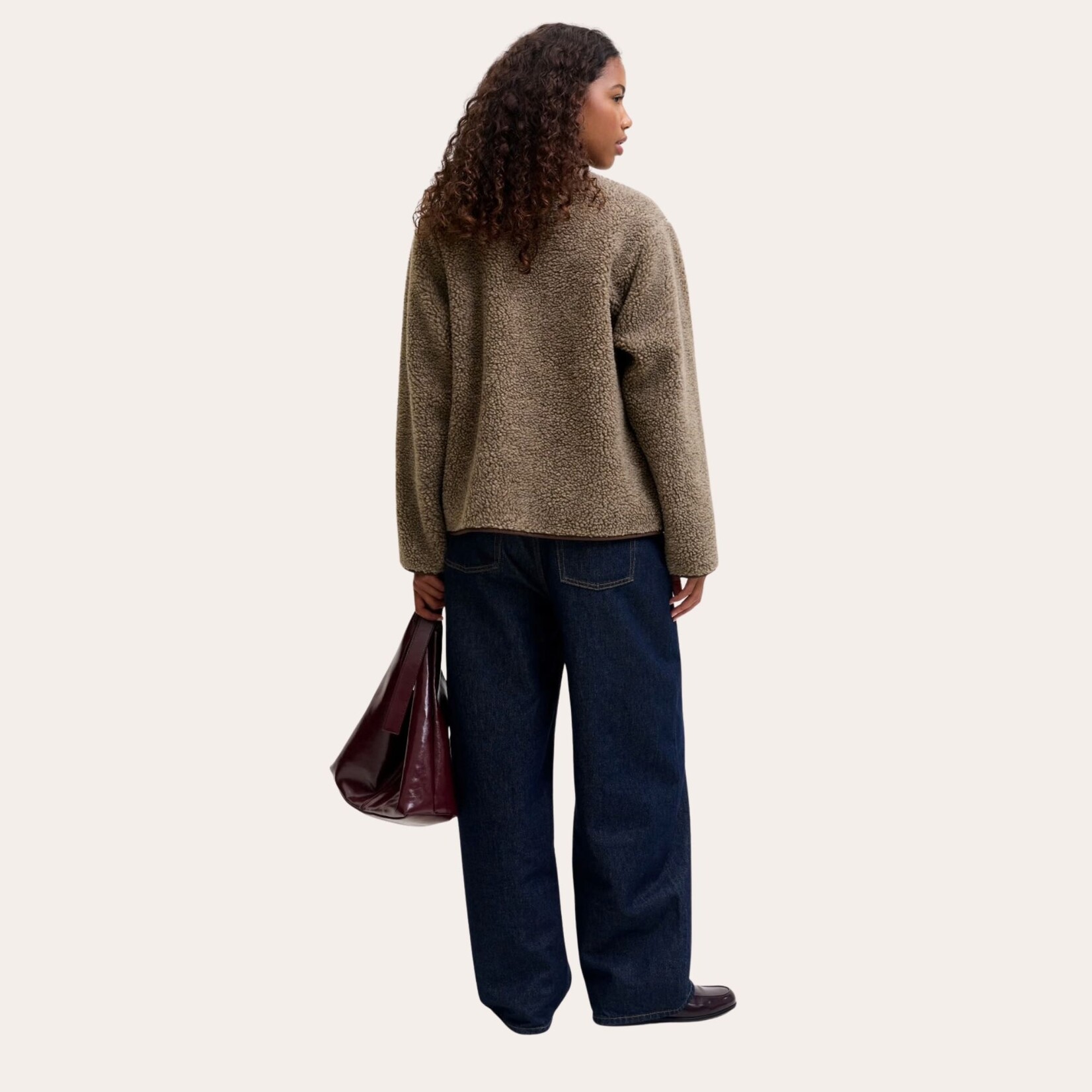 JJXX Rowan Fleece Jacket - Cocoa