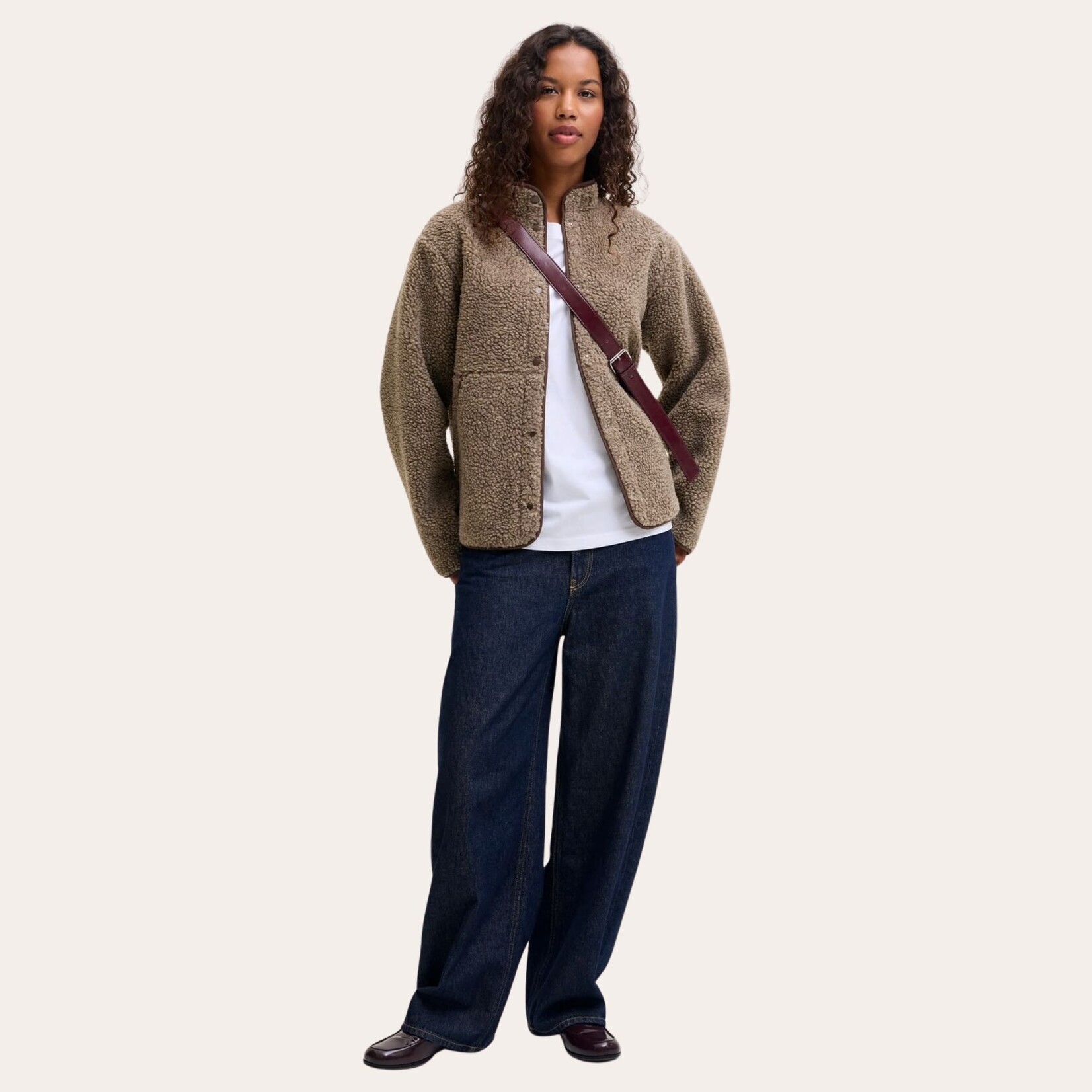 JJXX Rowan Fleece Jacket - Cocoa