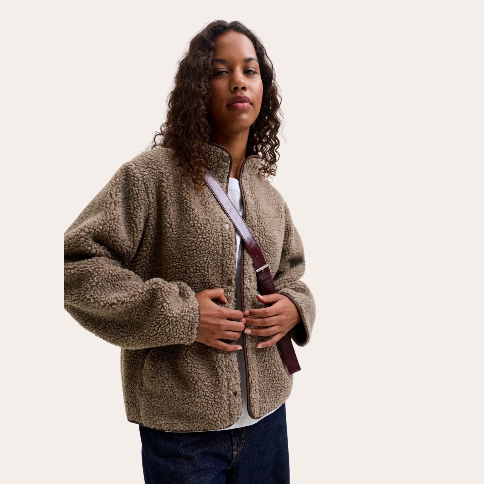 JJXX Rowan Fleece Jacket - Cocoa