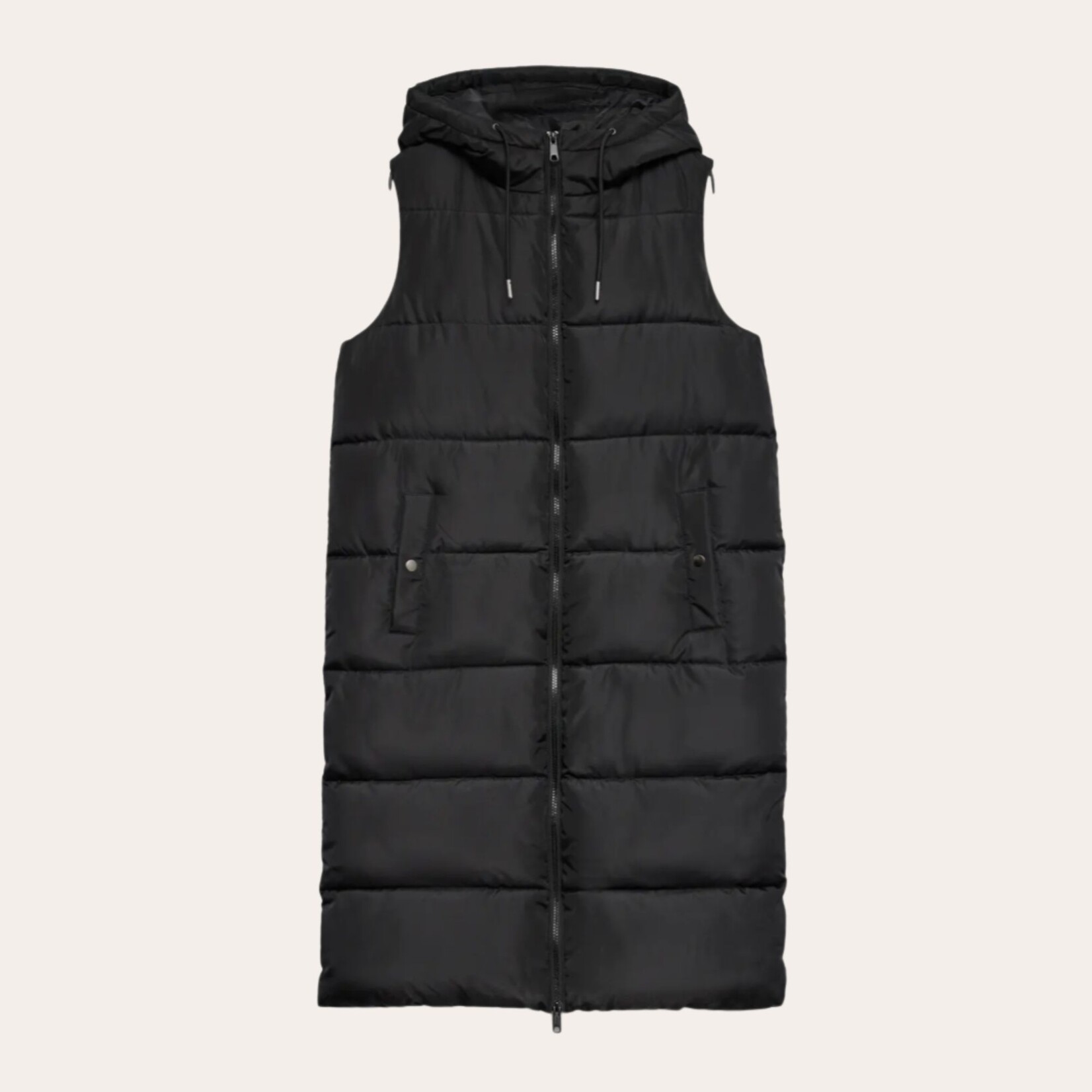 Vero Moda Aspen Long Puffer Vest - Black