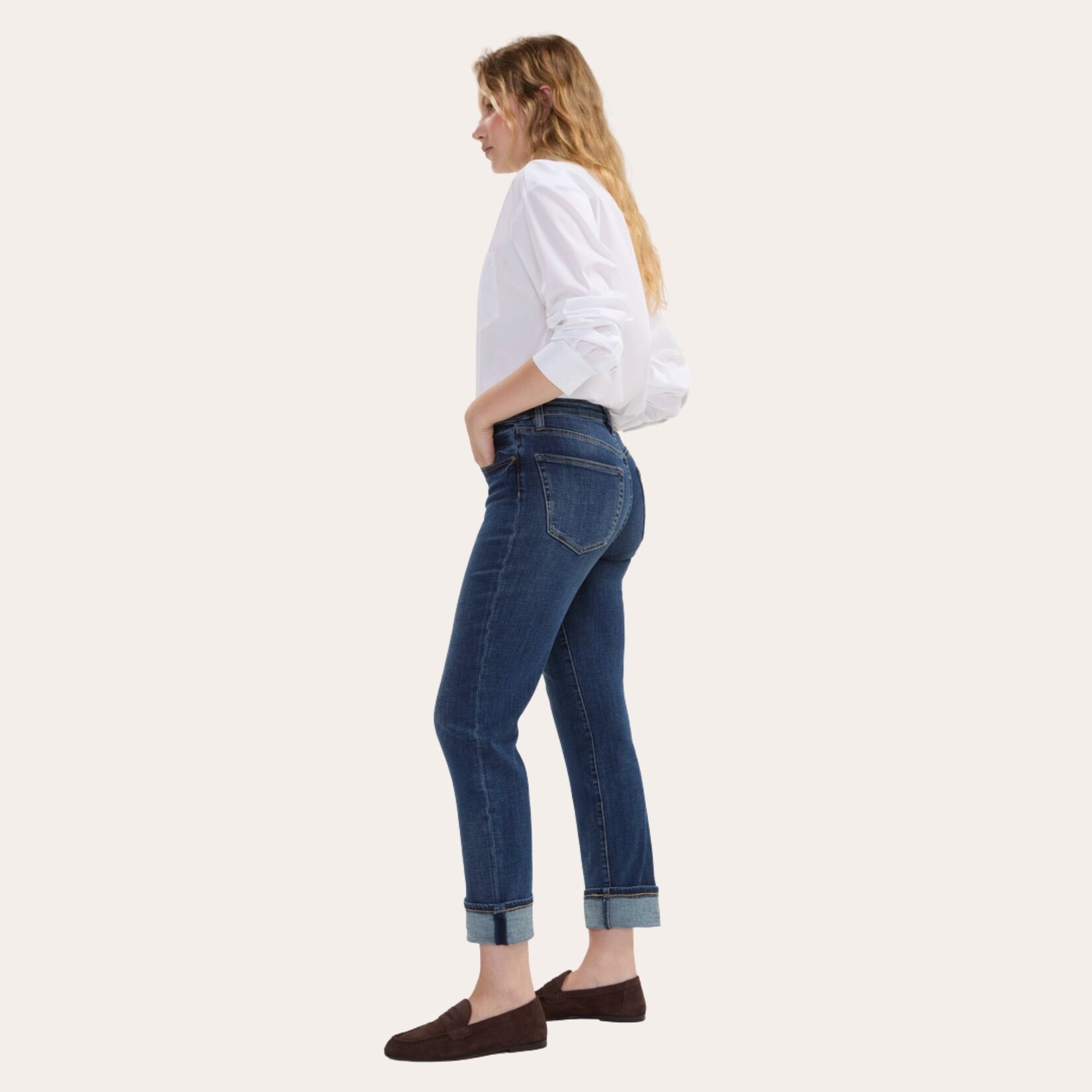 Liverpool Marley Cuffed GF Jean