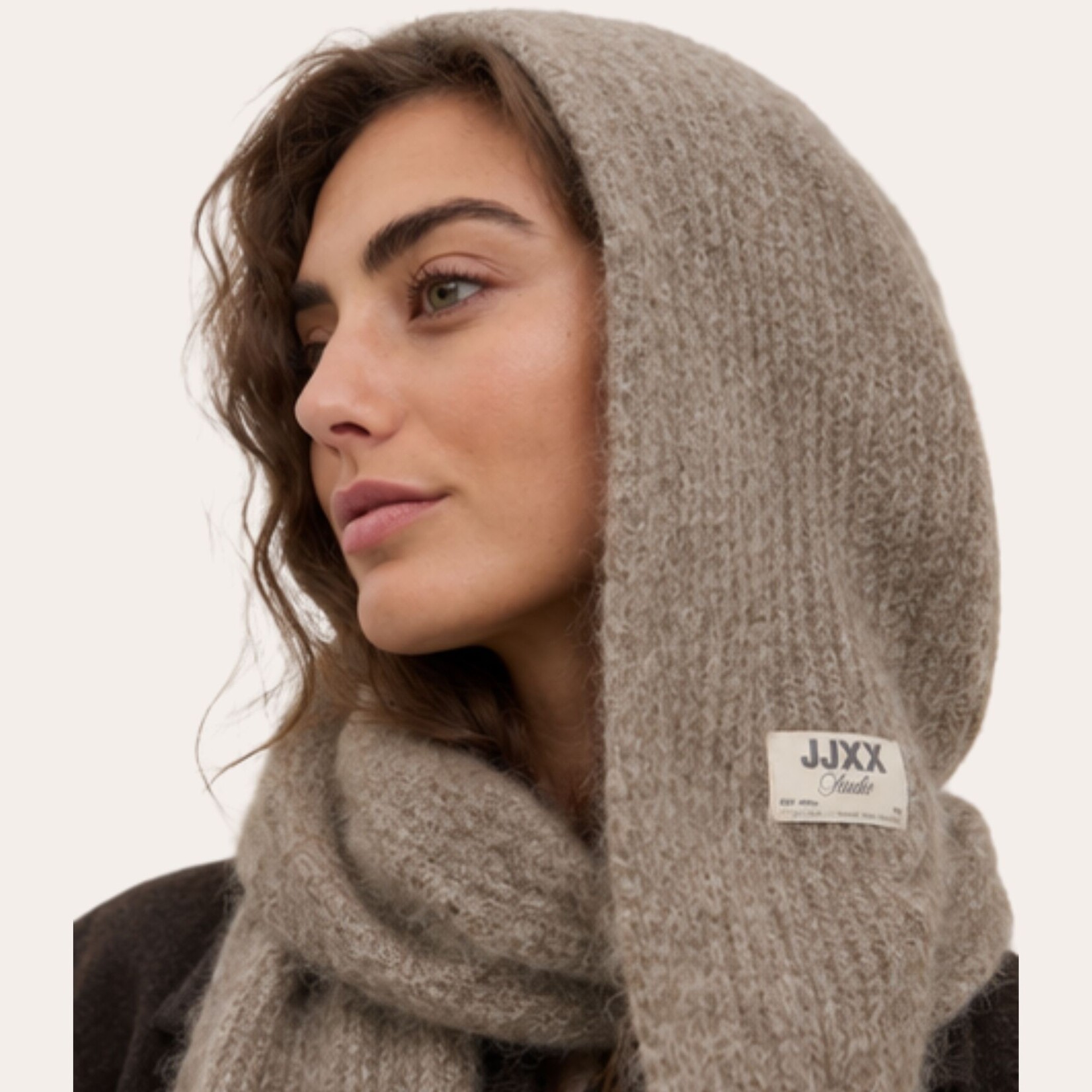 JJXX Sylvie Knit Hooded Scarf