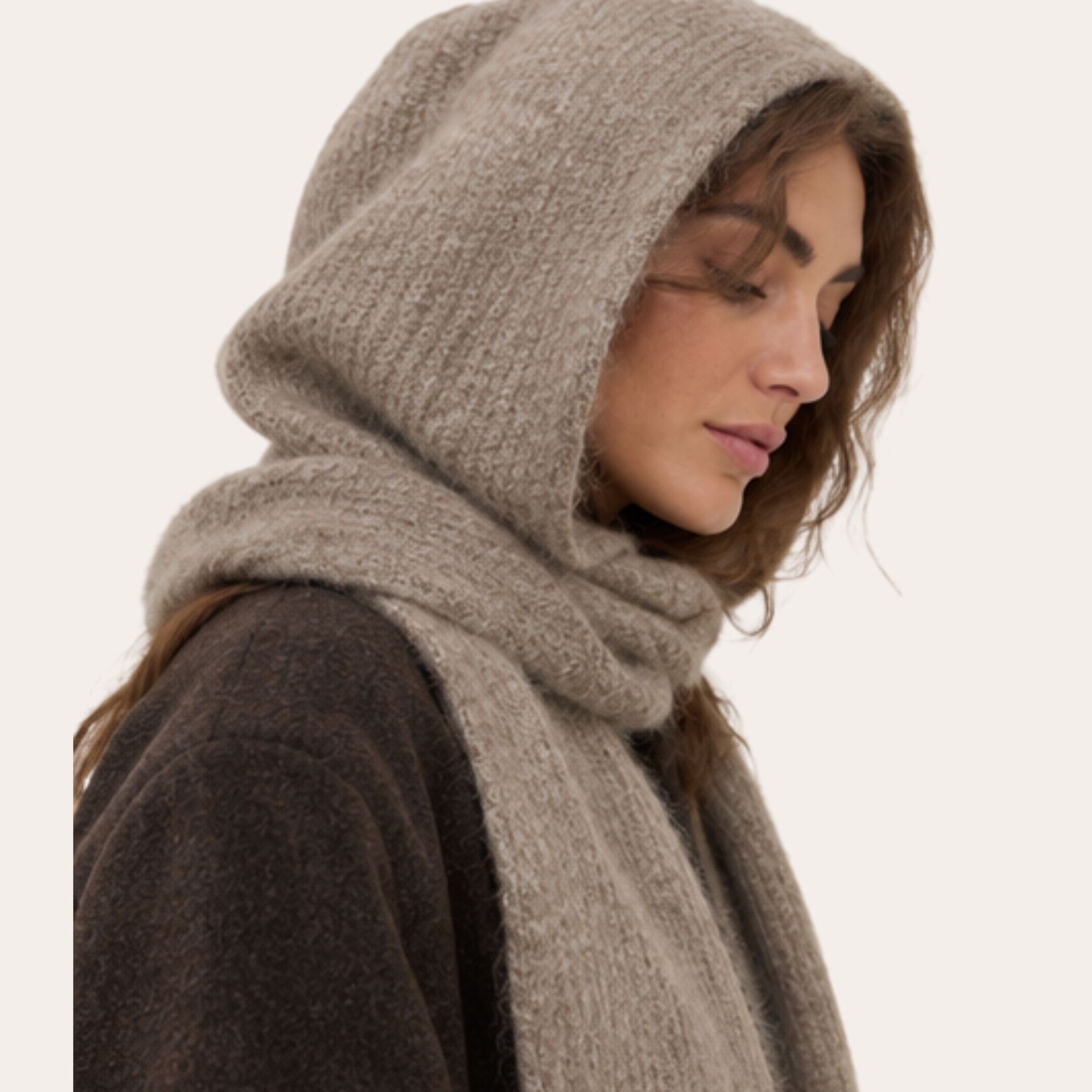 JJXX Sylvie Knit Hooded Scarf
