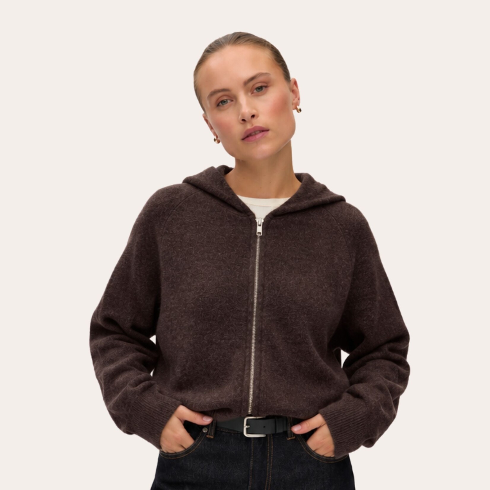 JJXX Briar Knit Hooded Cardigan
