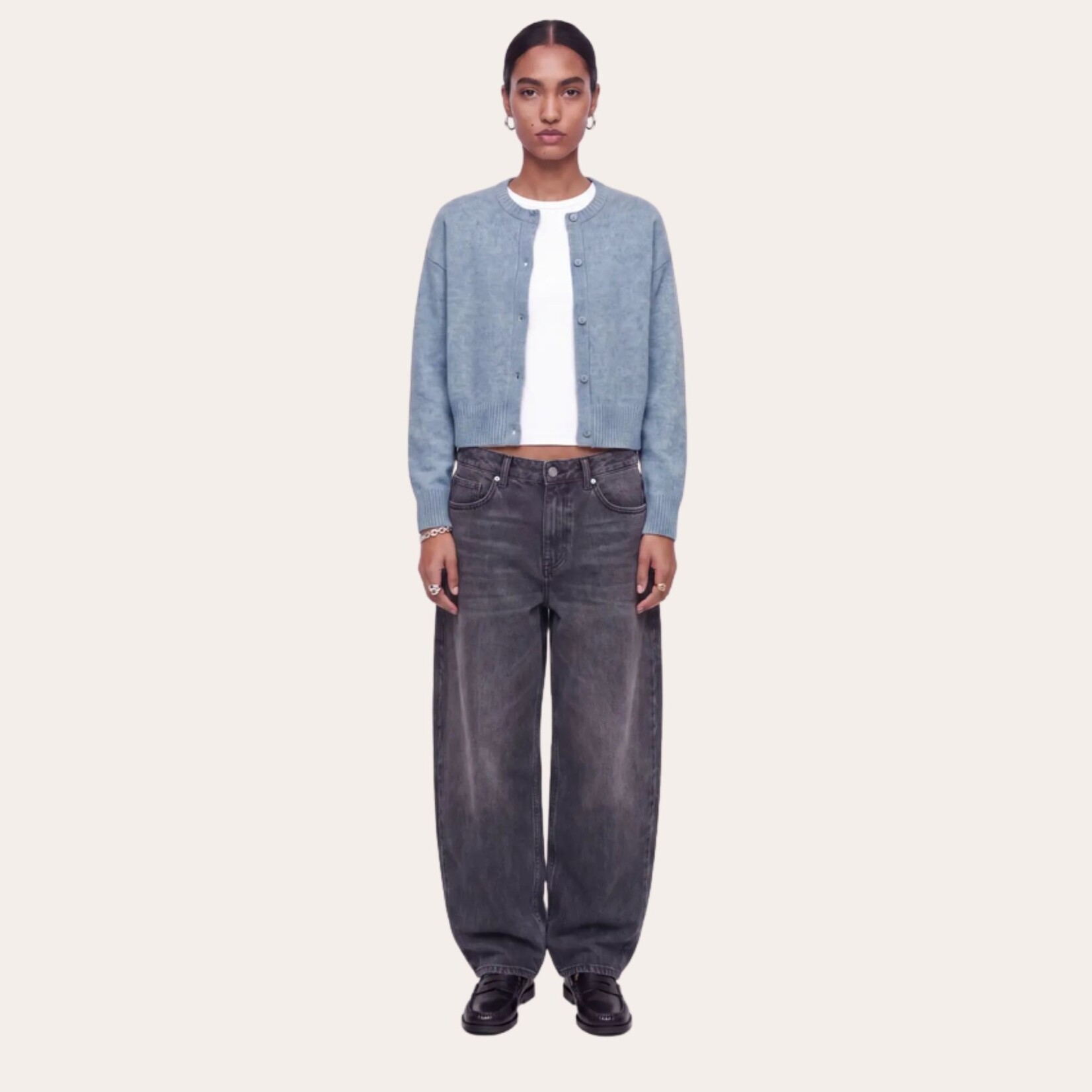 JJXX Elodie Cardigan - Country Blue