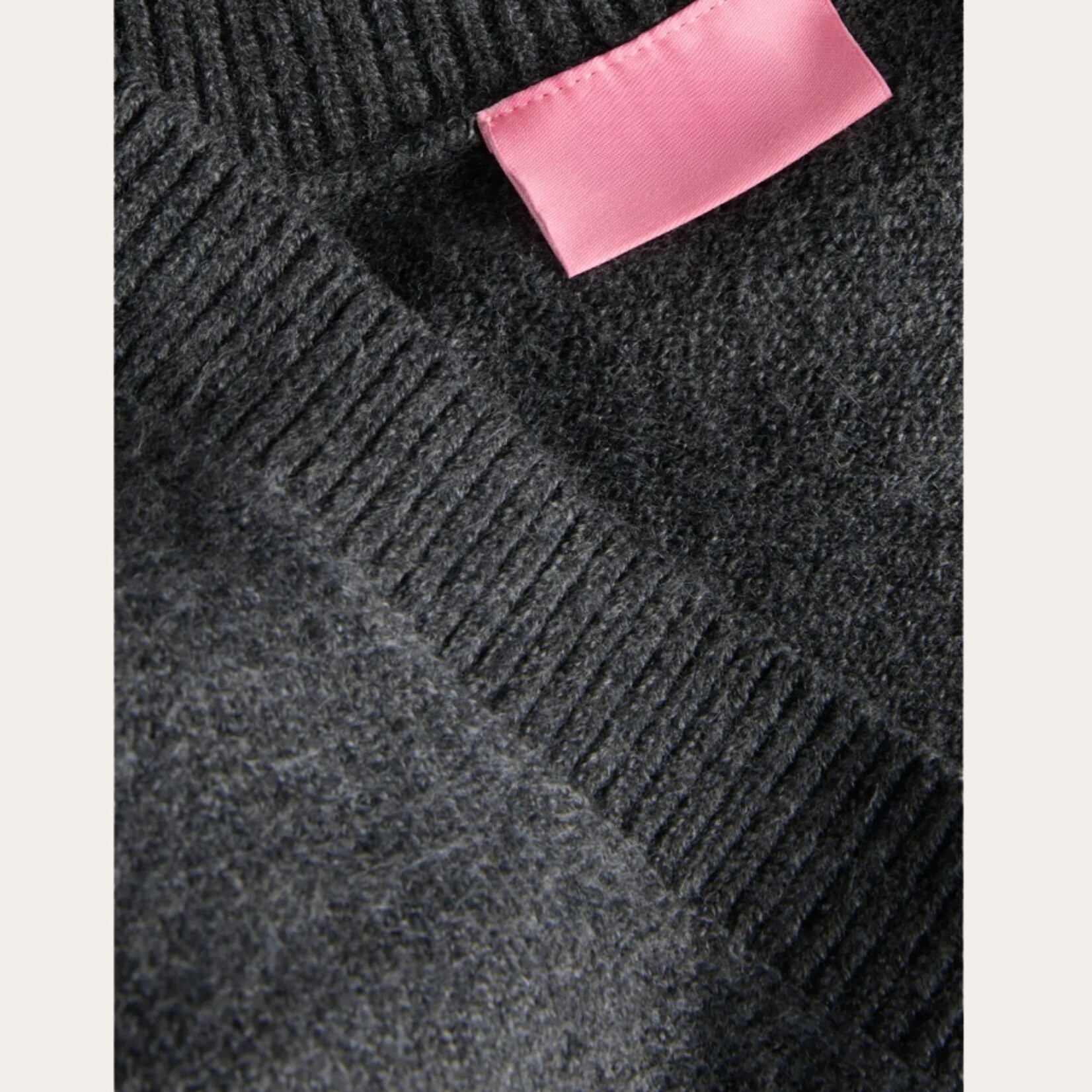 JJXX Allegra V-Neck Sweater - Dark Grey