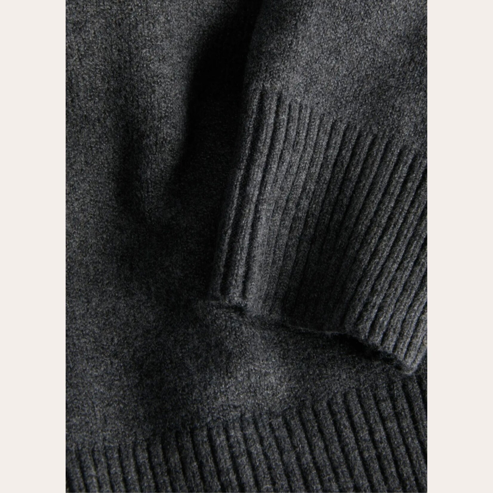 JJXX Allegra V-Neck Sweater - Dark Grey