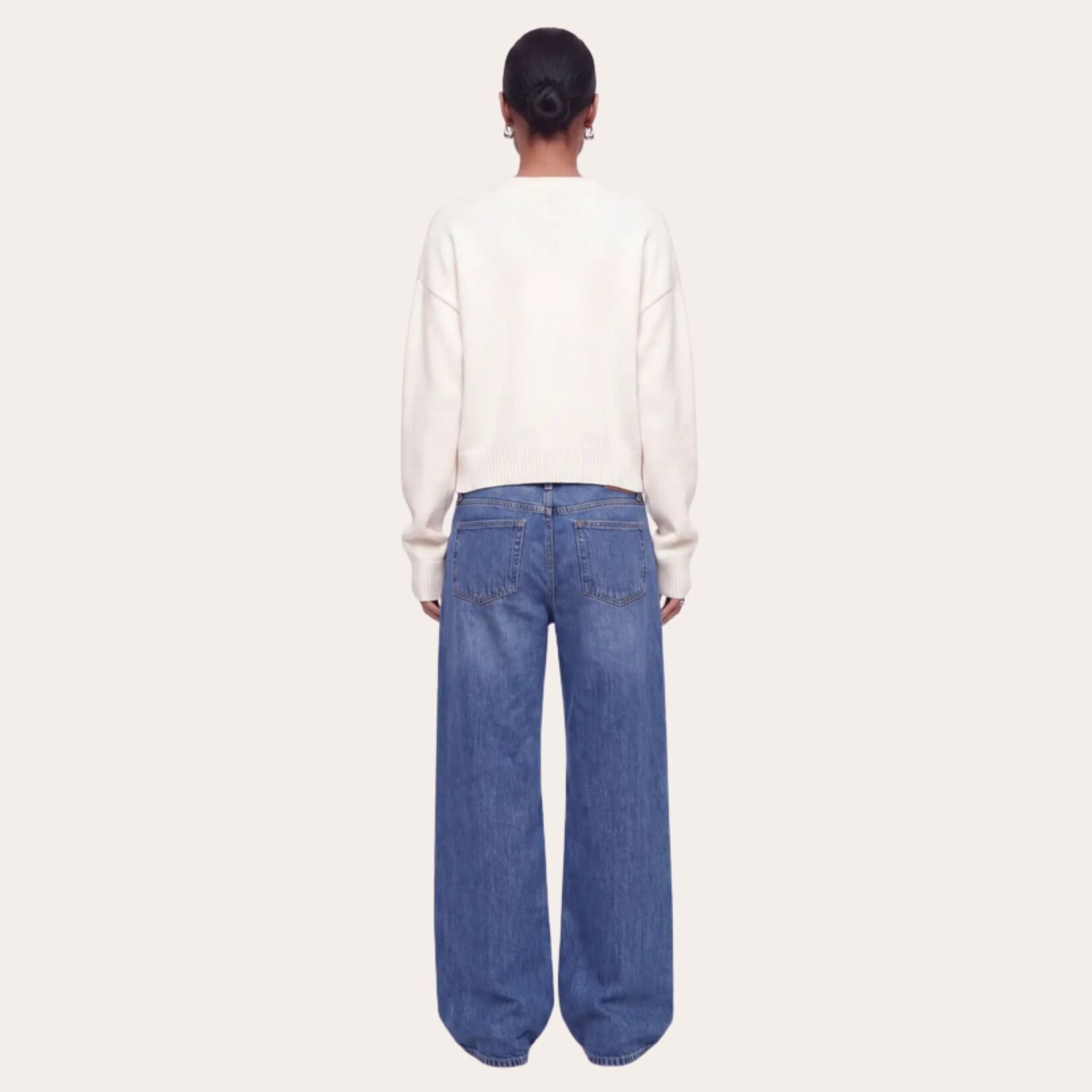 JJXX Allegra V-Neck Sweater - Cloud