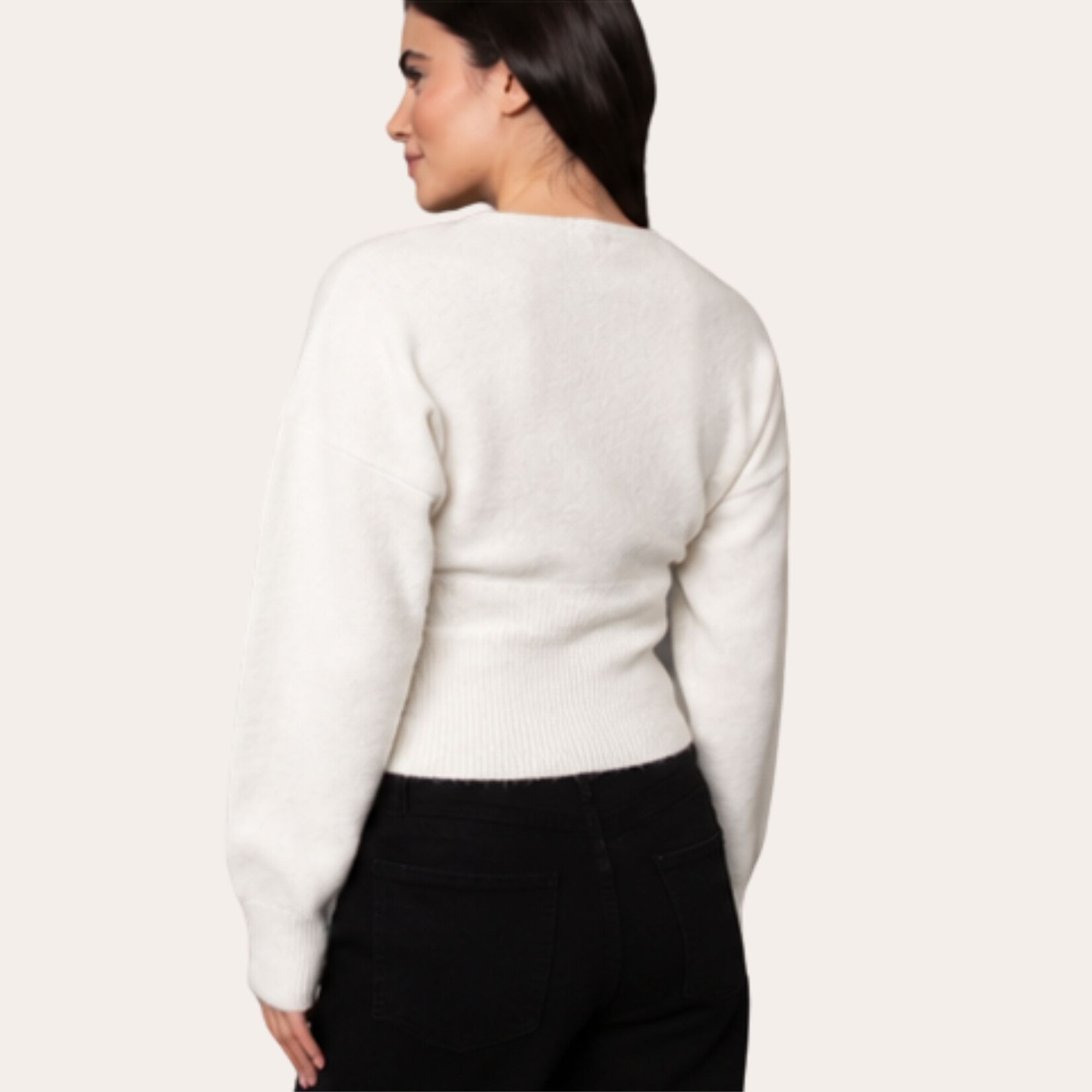 RD Style Fiona Wrap Knit Pullover