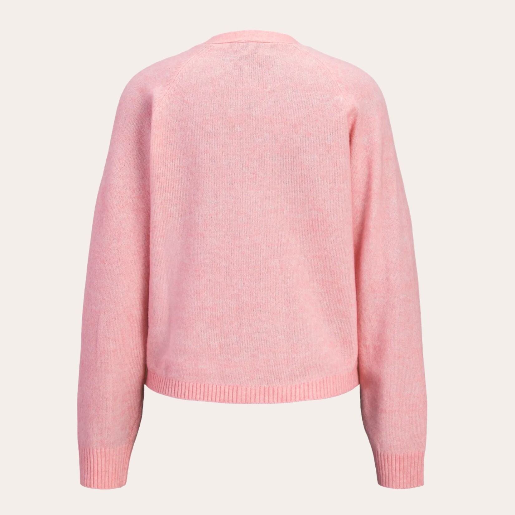 JJXX Ellis V-Neck Cardi - Pink Nectar