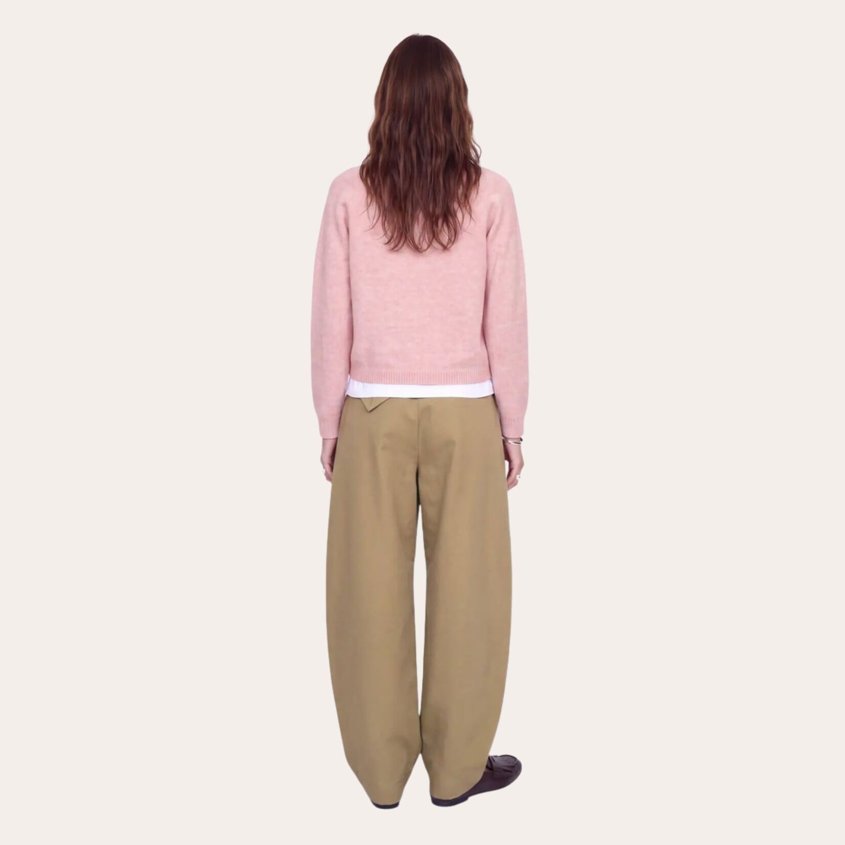 JJXX Ellis V-Neck Cardi - Pink Nectar