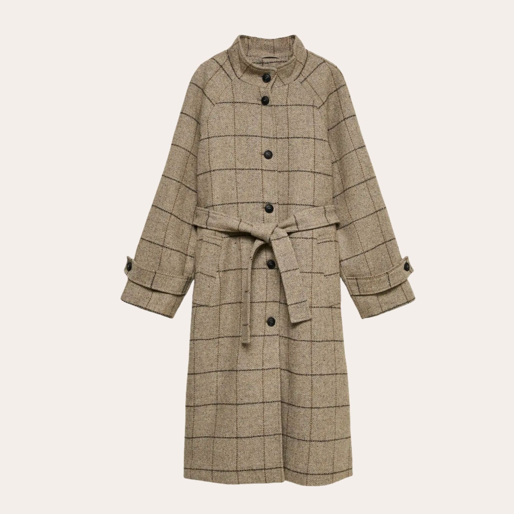 Vero Moda Estelle Long Check Coat
