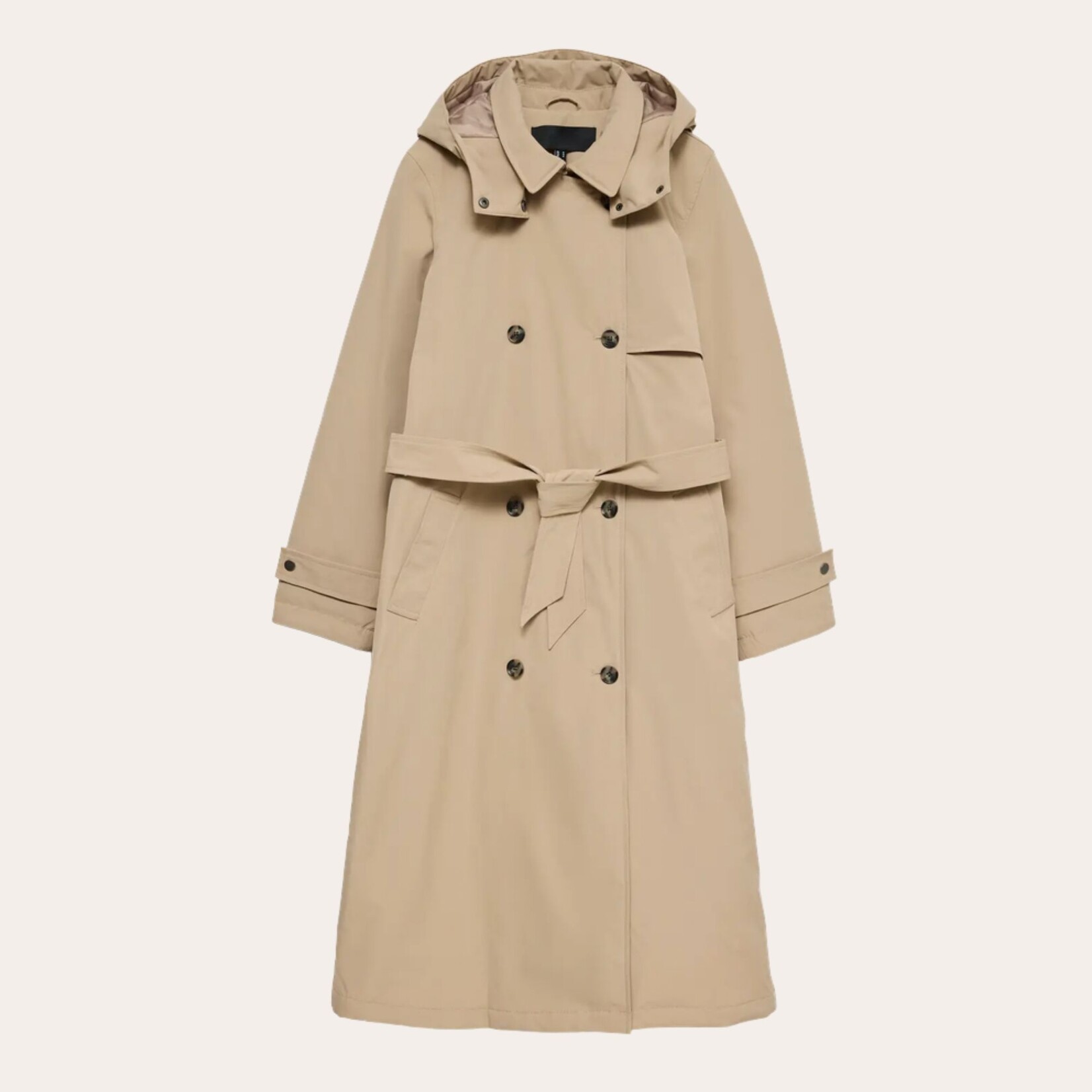 Vero Moda Briar Long Padded Trench Coat