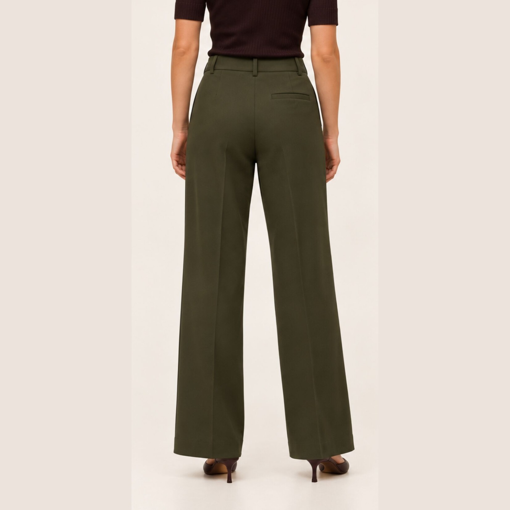 Vero Moda Emery Wide Leg Pant - Forest Night