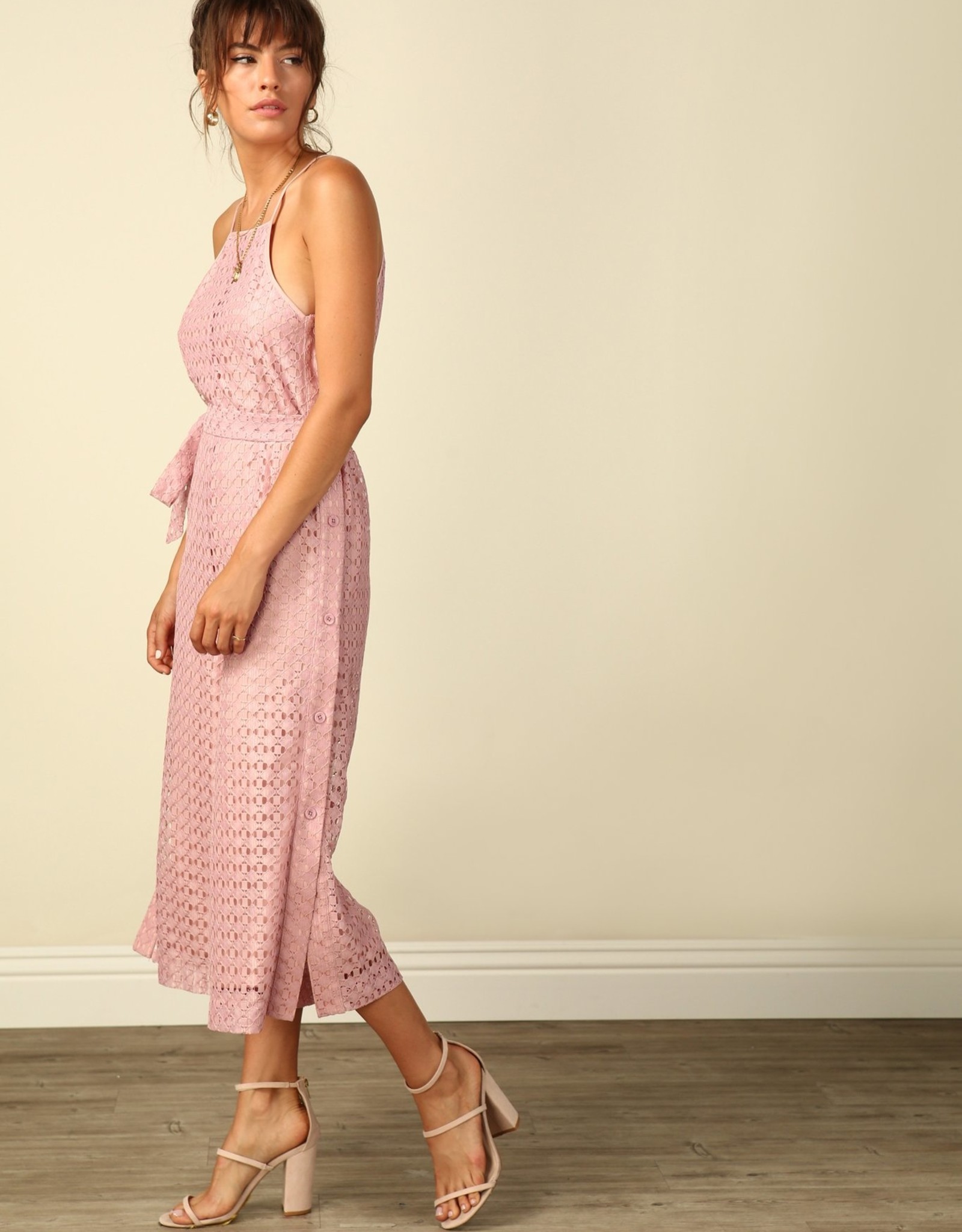 line and dot jumpsuit