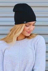 Rolled Edge Cashmere Beanie