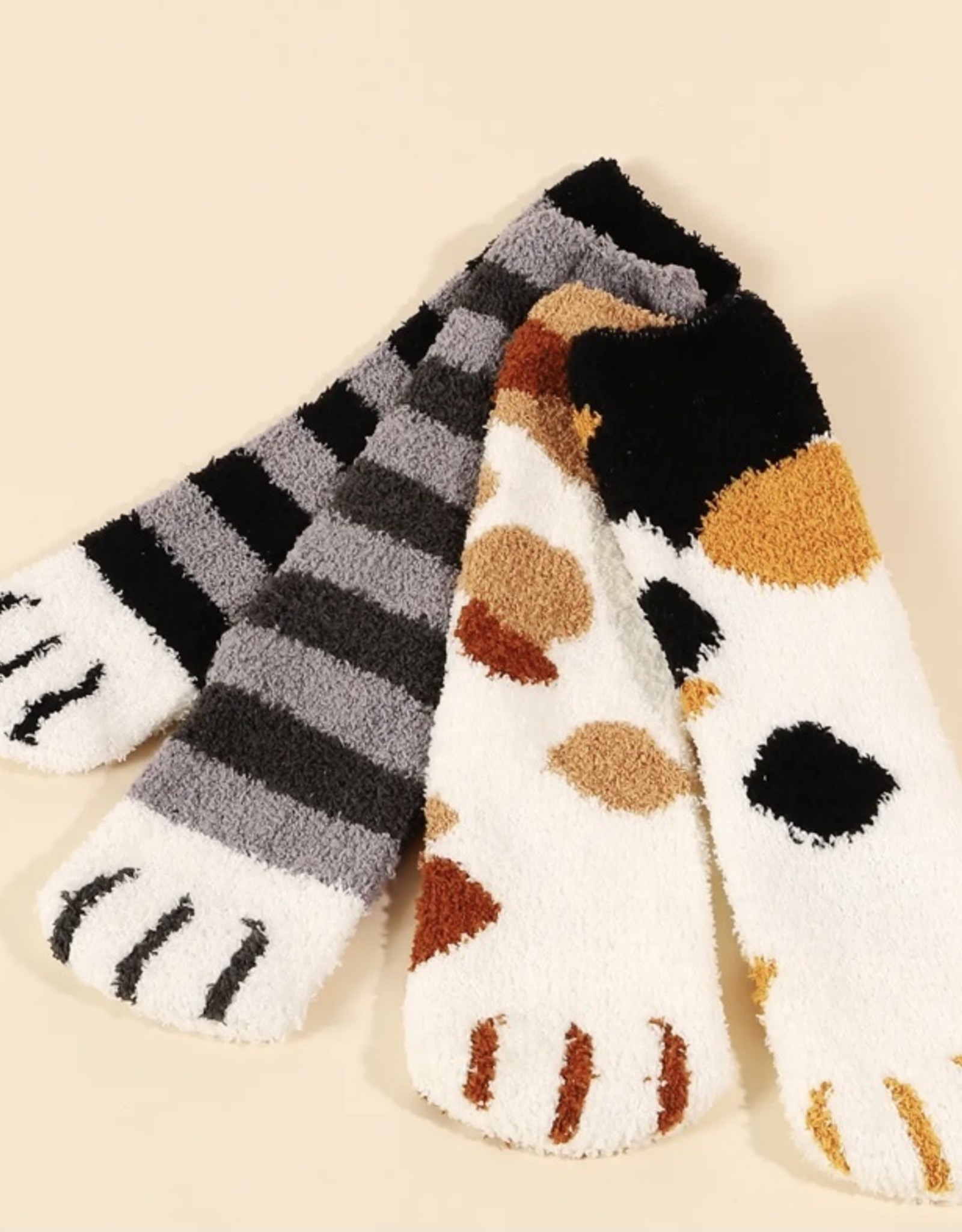 Cat Paw Print Socks