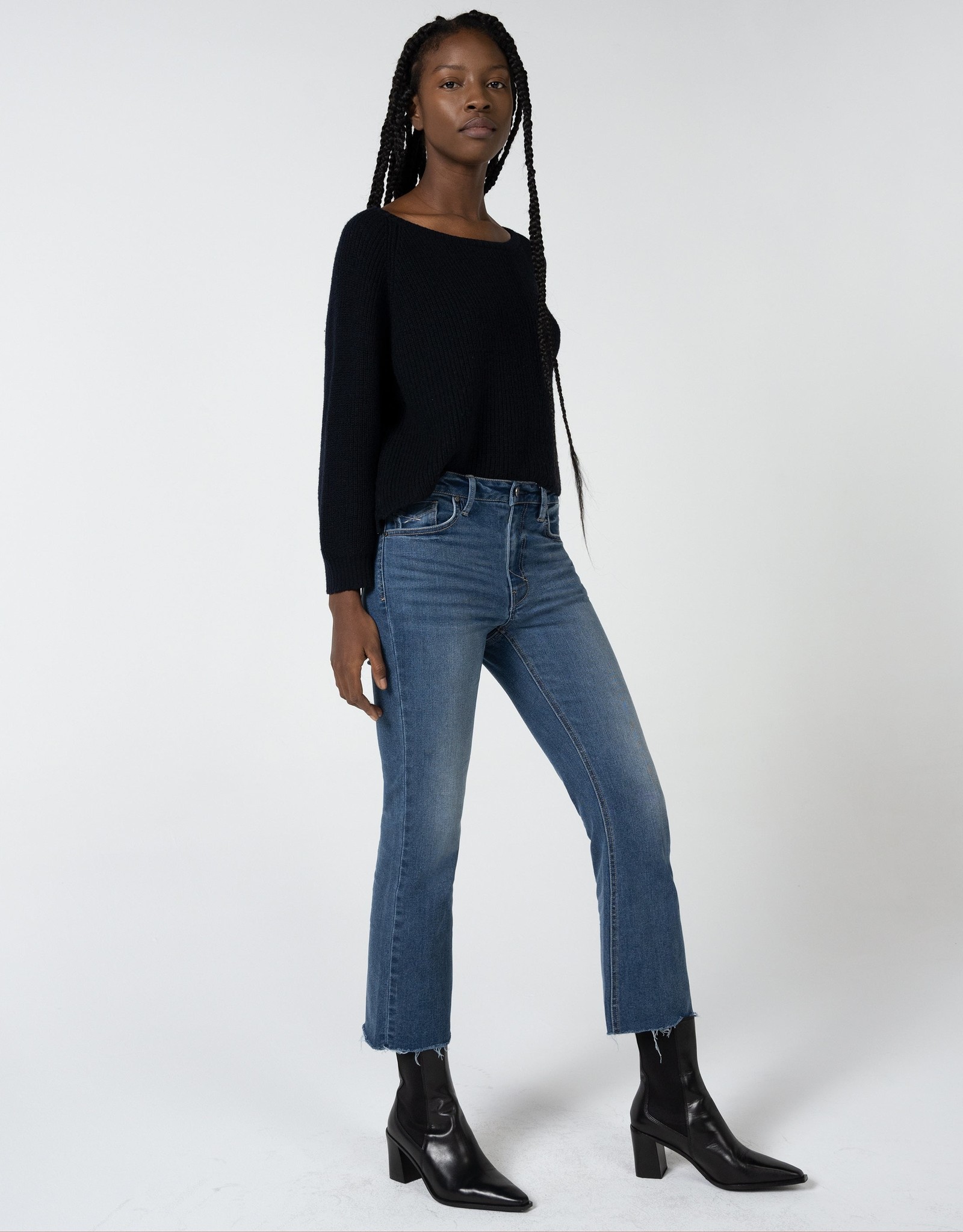 Marlow Hi Rise Crop Demi Flare