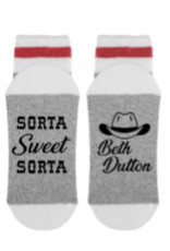 Sorta Sweet Sorta Beth Dutton Socks